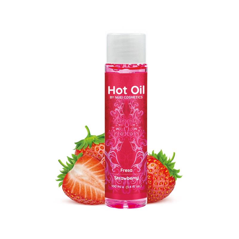 Nuei Aceite Hot Oil Efecto Calor Fresa 100 ml