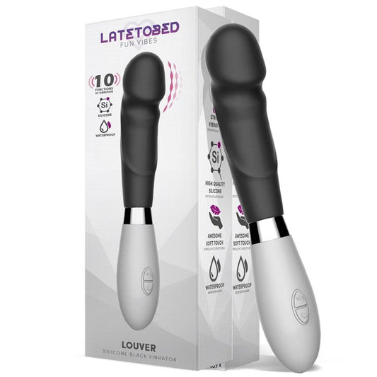 Louver Vibrador Silicona Negro