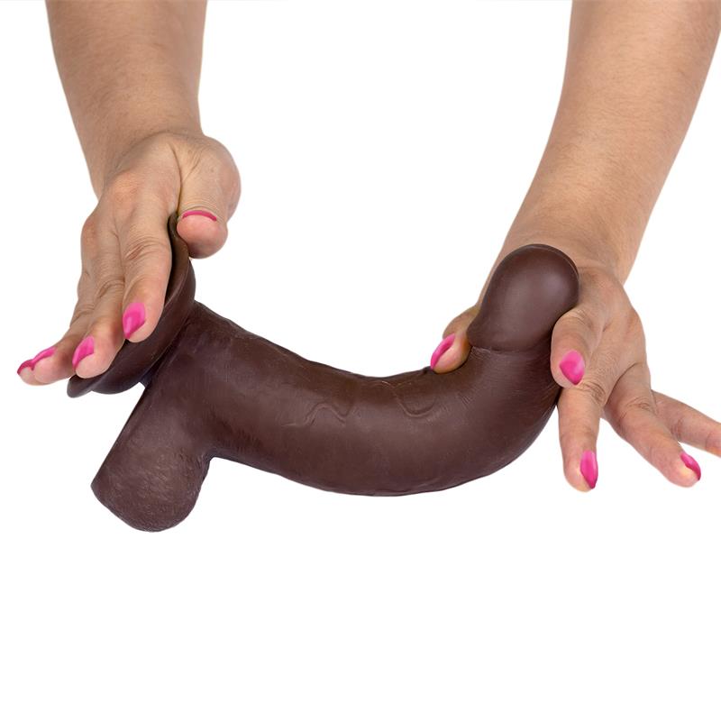 Slidy Dildo Realista Dual Layer Retractil y Orientable 8