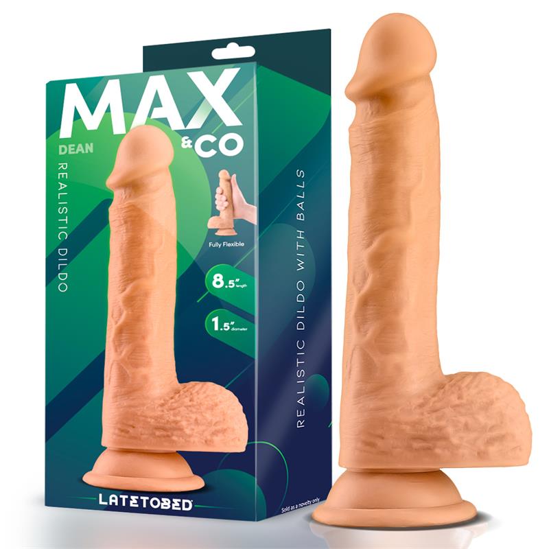 Dean Dildo Realista con Testiculos 85 Natural