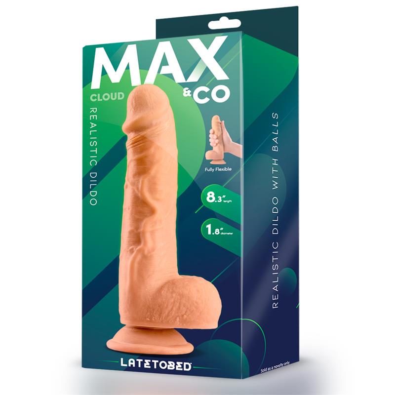 Cloud Dildo Realista con Testiculos 83 Natural