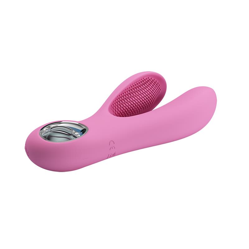 Vibrador Canrol USB Silicona Rosa Suave