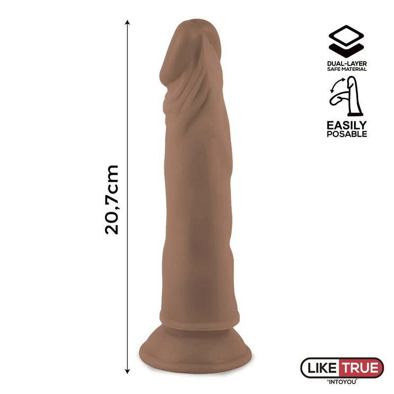 Lenser Dildo Realista Articulable Posable Dildo 8 Marron